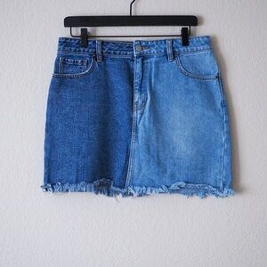 Pacsun Patchwork Denim Mini Skirt Size 28